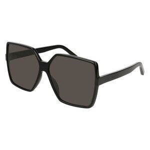 NEW SAINT LAURENT SUNGLASSES, SL232 BETTY 001 BLACK WOMEN SL 232 BETTY 001